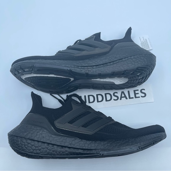 Adidas Ultraboost 21 Athletic Triple Black Running Shoes FY0306 Men\'s Sizes NWT main image 5